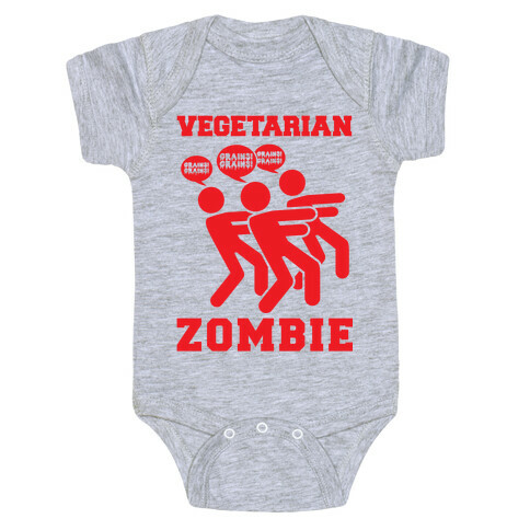 Vegetarian Zombie Baby One-Piece