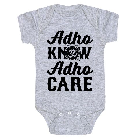 Adho Know Adho Care Baby One-Piece