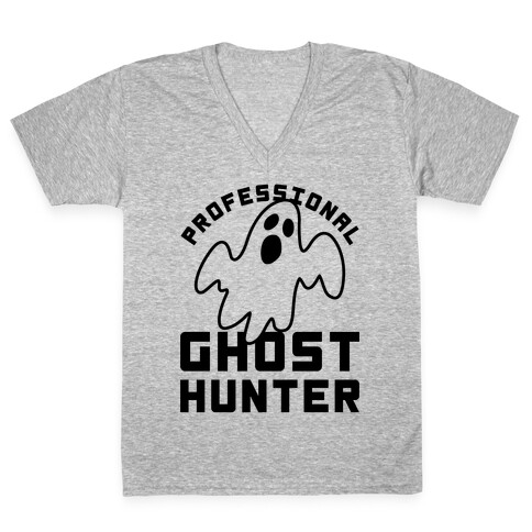 Professional Ghost Hunter V-Neck Tee Shirt