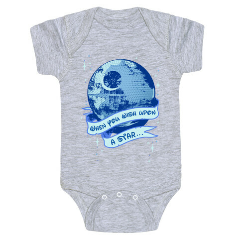 When You Wish Upon A Death Star Baby One-Piece