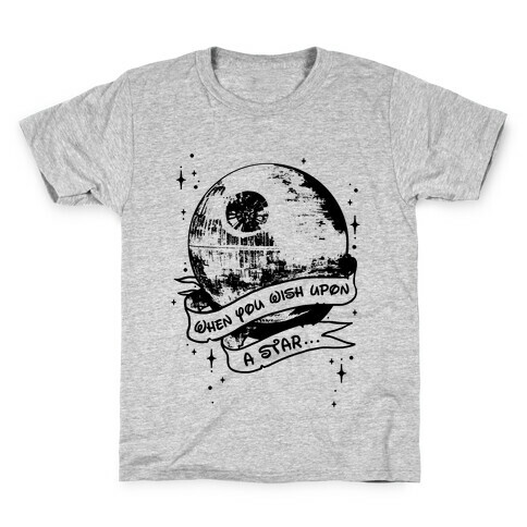 When You Wish Upon A Death Star Kids T-Shirt