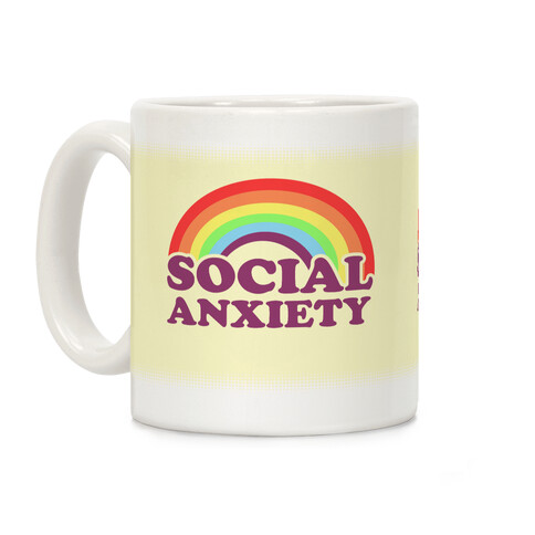 Social Anxiety Rainbow Coffee Mug