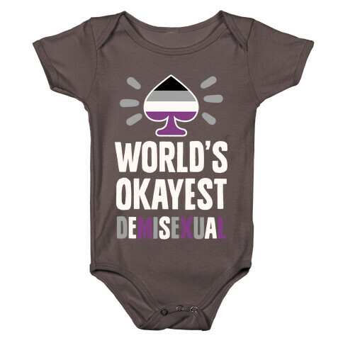World's Okayest Demisexual Baby One-Piece