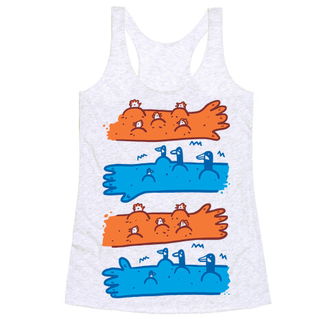 Goose Bumps and Chicken Pox Racerback Tank Top