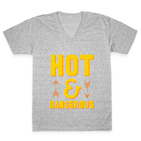 Hot & Dangerous V-Neck Tee Shirt