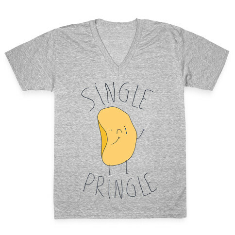 Single Pringle V-Neck Tee Shirt