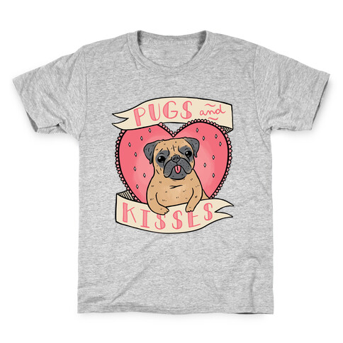 Pugs And Kisses Kids T-Shirt