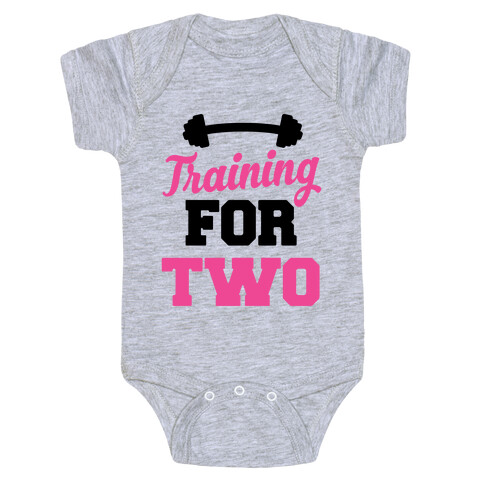 Training For Two Baby One-Piece