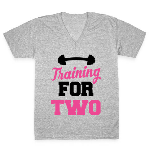 Training For Two V-Neck Tee Shirt