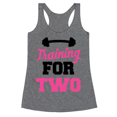 Training For Two Racerback Tank Top