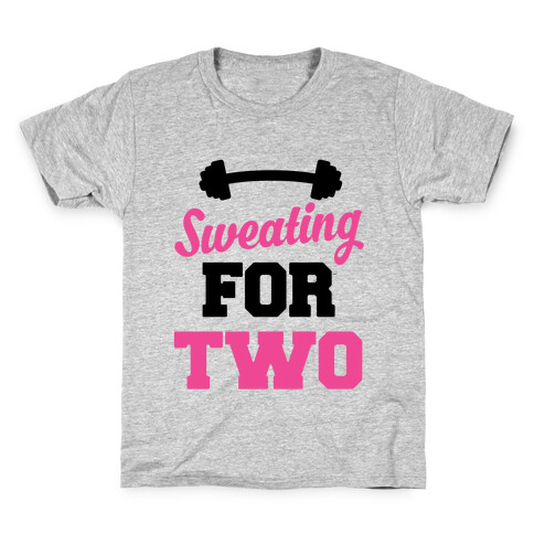 Sweating For Two Kids T-Shirt