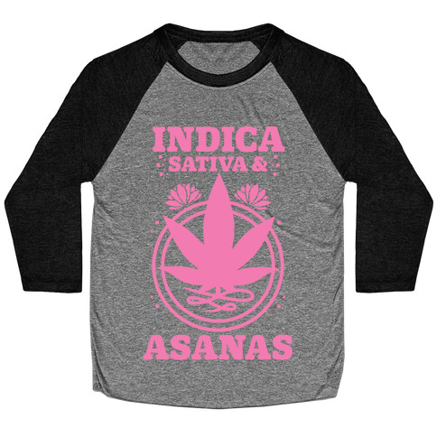 Indica, Sativa, & Asanas Baseball Tee