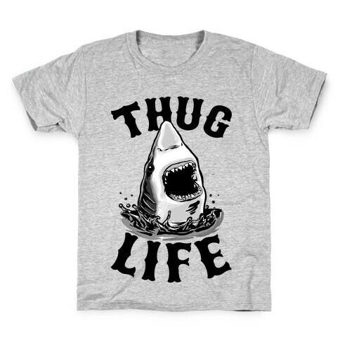 Thug Life Shark Kids T-Shirt