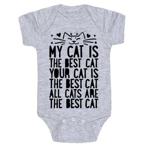 Every Cat Is The Best Cat Baby One-Piece