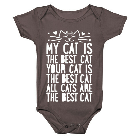 Every Cat Is The Best Cat Baby One-Piece