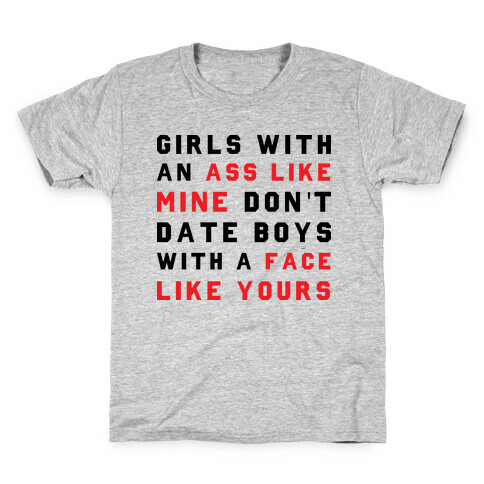 Girls With Ass Kids T-Shirt