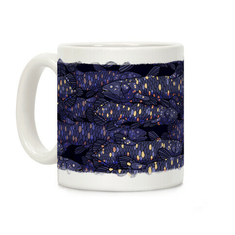 Nautical Coelacanth Fish Coffee Mug