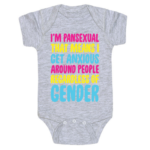 Pansexual Anxiety Baby One-Piece