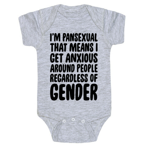 Pansexual Anxiety Baby One-Piece