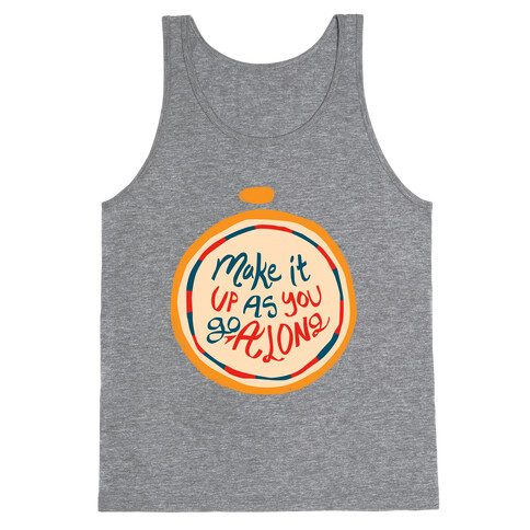 Make it Up as You Go Along Life Compass Tank Top