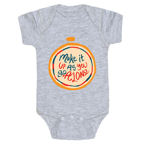 Make it Up as You Go Along Life Compass Baby One-Piece