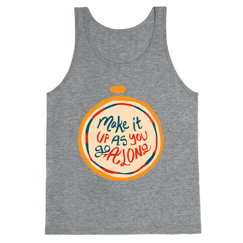 Make it Up as You Go Along Life Compass Tank Top