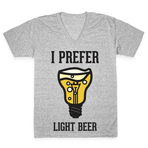 Light Beer V-Neck Tee Shirt