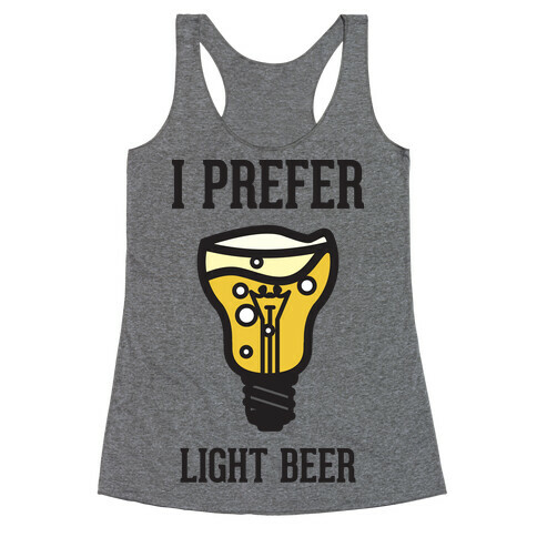 Light Beer Racerback Tank Top