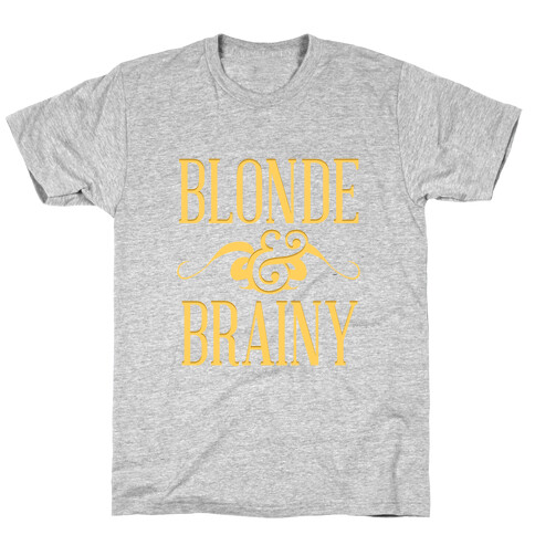 Blonde and Brainy (Dark Tank) T-Shirt