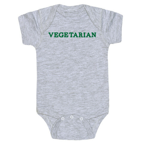 Vegetarian Baby One-Piece