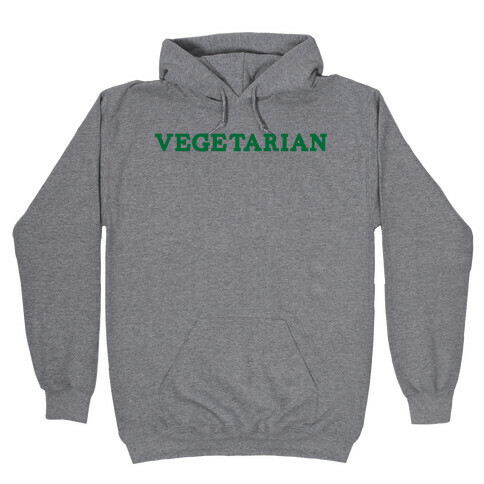 Vegetarian Hooded Sweatshirt