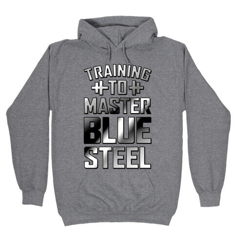 Training to Master Blue Steel Hooded Sweatshirt