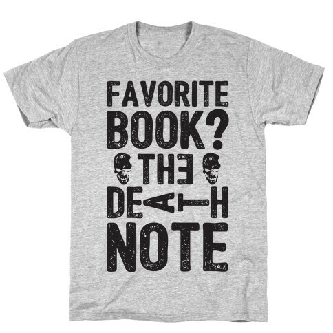 Favorite Book? The Death Note T-Shirt