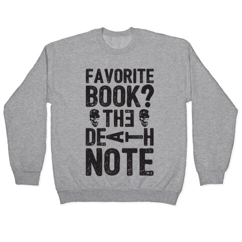 Favorite Book? The Death Note Pullover