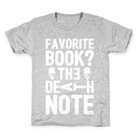 Favorite Book? The Death Note Kids T-Shirt