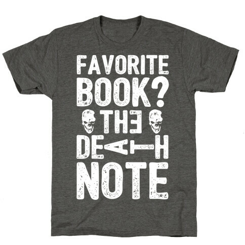 Favorite Book? The Death Note T-Shirt