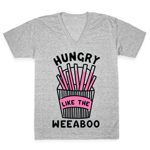 Hungry Like The Weaboo V-Neck Tee Shirt