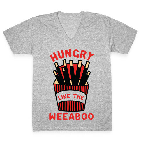 Hungry Like The Weaboo V-Neck Tee Shirt