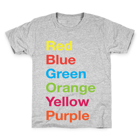 The Colors Kids T-Shirt