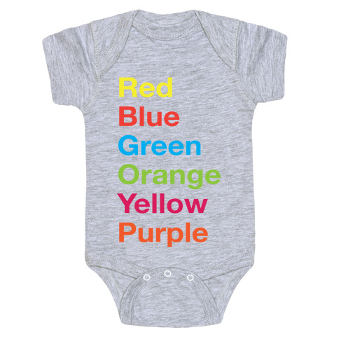 The Colors Baby One-Piece