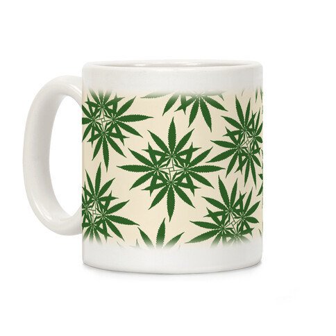 Leaf Pattern Coffee Mug