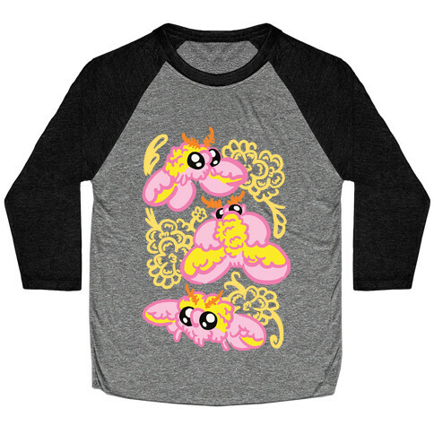 Rosy Maple Moths Baseball Tee