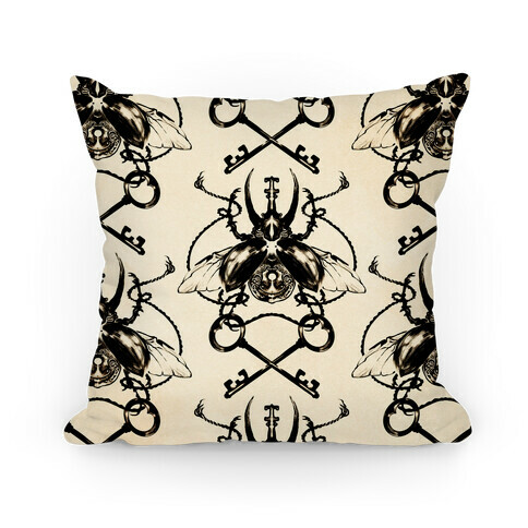 Vintage Beetle Pillow