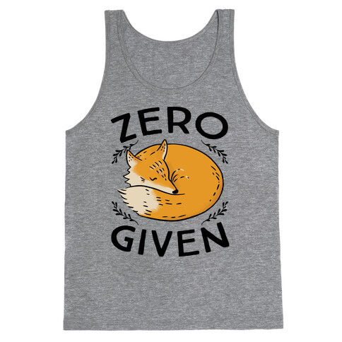 Zero Fox Given Tank Top