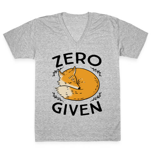 Zero Fox Given V-Neck Tee Shirt