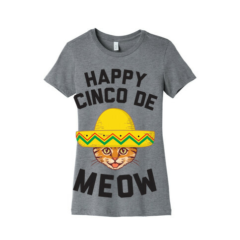Cinco De Meow Womens T-Shirt