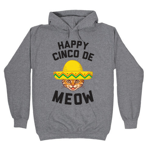 Cinco De Meow Hooded Sweatshirt