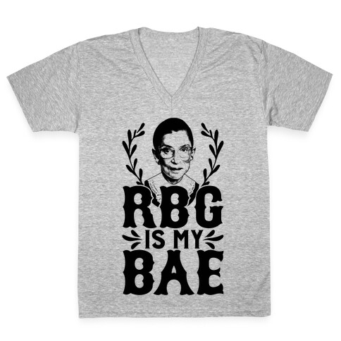 RBG Is My BAE V-Neck Tee Shirt