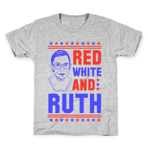 Red White and Ruth Kids T-Shirt