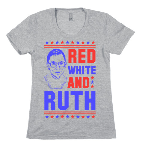 Red White and Ruth Womens T-Shirt